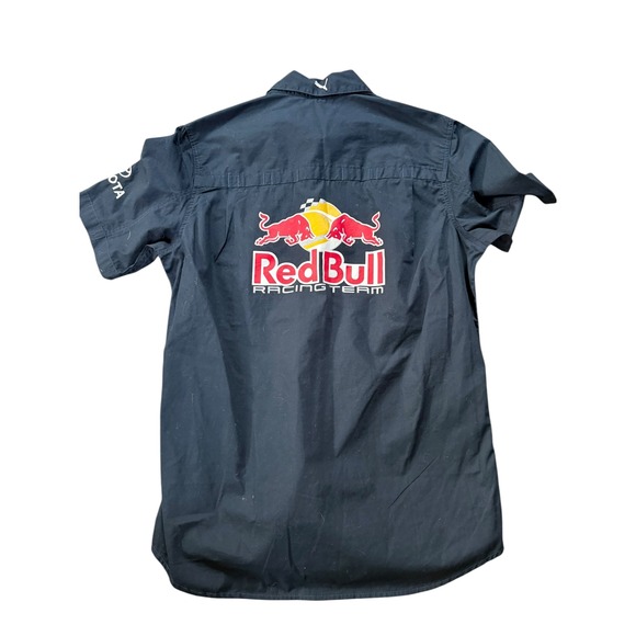 Puma Red Bull Racing Team signed Mens Short Sleeve Button Up Shirt M Toyota - Picture 5 of 5